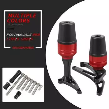 Motorcycle Frame Sliders Crash Pads Fairing Guard For Ducati Streetfighter 955 959 1199 1299 Panigale R/S Superleggera чёрный