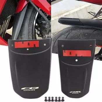 Motorcycle Front Rear Tire Fender Mudguard Extender Extension Hugger Splash Guard For - Honda CB650R CBR650R Accessories CB650R Before
