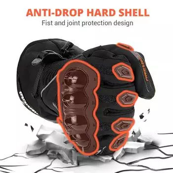 Motorcycle Gloves Windproof Waterproof Guantes Moto Motorbike Riding Gloves Touch Screen Moto Motocross Gloves 4 Seasons M