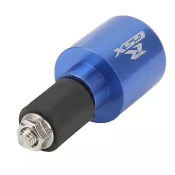 Motorcycle Handlebar Grips Bar End Plug Comfortable Hand Grip End Cap Replacement for GSXR600 синий