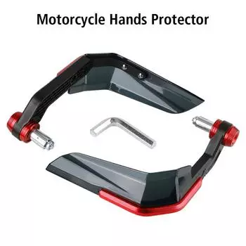 Motorcycle Hands Guards Windproof Falling Protector Handguards for Motorcycle Scooter Mountain E-Bike Aluminum Alloy ABS чёрный