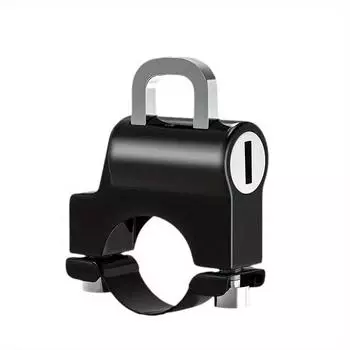 Motorcycle Helmet Lock Theft Prevention Fixed Helmet Lock Hook Battery Car Cap Lock 1pc чёрный