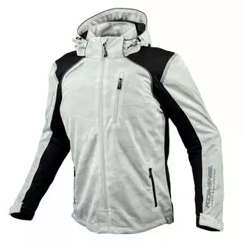 Motorcycle Jacket Protective Full Mesh Parka 1212 For CE Standard Level 2 Mesh Material Protector SilverCamo M [KOMINE] JK-135 Spring/Summer 07-135