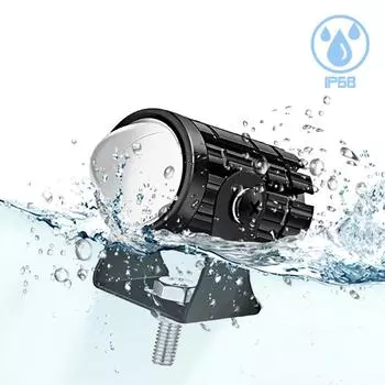 Motorcycle LED Headlight Mini Driving Light Spotlight Lamp for ATV Scooter Motorbike Fog Light Motorcycle Accessories 12V 24V