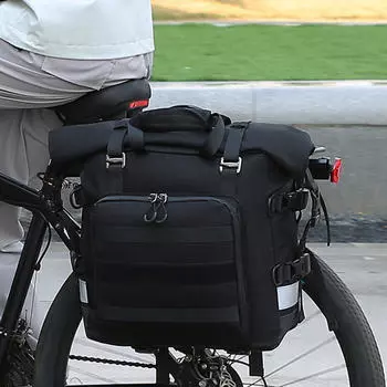 Motorcycle Saddlebag Quick Detach Versatile Lightweight Side Bag Waterproof for Travel