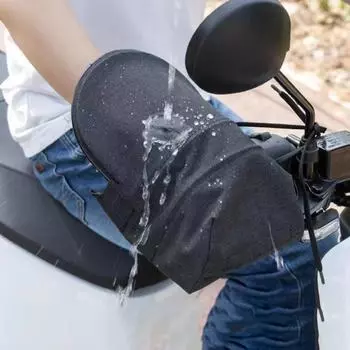 Motorcycle Scooter Handlebar Gloves Protect Summer Breathable Waterproof Windproof Motorcycle Gloves Sunscreen Modified Decor чёрный