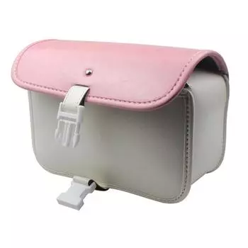 Motorcycle Tool Bag PU Rough Enough Small Tool Bag Rectangular Waterproof Pink With Mouth Snap Design Tool Bag For Motorcycle