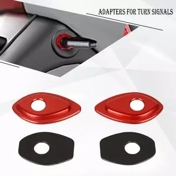 Motorcycle Turn Signal Indicator Adapter Spacers Moount Plates Kit For honda XADV750 X-ADV750 XADV X-ADV 750 2017 красный