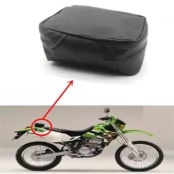 Motorcycle Universal Tool Kit Bag Leather Off Road Motorcycle Tool Bag Tail Kit Storage PU Leather Waterproof