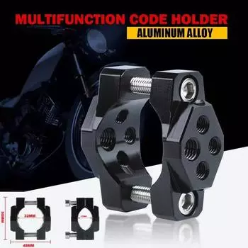 Motorcycles Handlebar Bumper Mount Brackets Clamp For LED Spot Fog Light Spotlight Fog Light Aluminum Metal Accessory 17-32mm CHINA