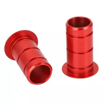 Mountain Road Cycle Hub Thru Axle Adapter 15MM to 12MM Front Thru Axle Adapter Aluminum Alloy Red