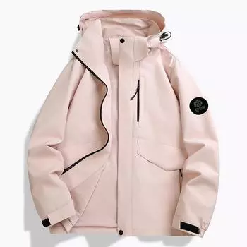 Mountain Spring and Autumn Jacket Men s and Women s Outdoor Mountaineering Travel Single Clothes Integrated Jacket Trendy Jacket Couple Jacket XS