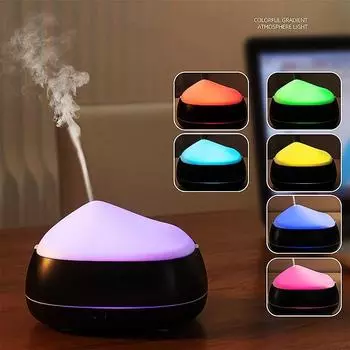 Mountain View Aromatherapy Diffuser with Colorful Night Light USB Essential Oil Diffuser Mini Electric Home Aroma Air Humidifier USB Cable белый