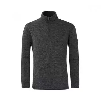 Футболка Mountia Men S Polen Knit Half Zip, цвет меланж, уголь Melange Charcoal/110