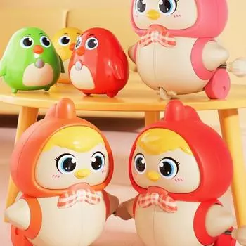 Movable Chicken Clockwork Toys Interactive Swing Walk Crawling Toys Kindergarten
