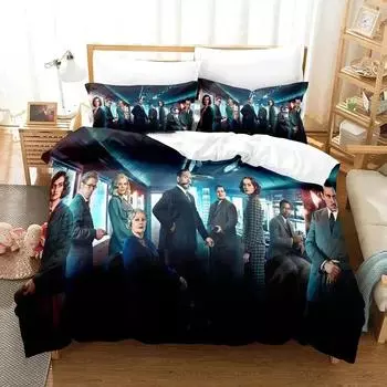 Movie Murder on the Orient Express Bedding Set Duvet Cover Bed Set Quilt Cover Pillowcase Comforter king Queen Size Boys Adult EU Single 135x200cm