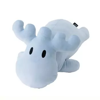 [moz] Hug Toy M Blue [Cute Elk Chewy Fluffy Pastel Color Hug Stuffed Toy]