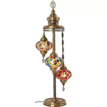 Мозаичный напольный торшер 3 Authentic Lamp