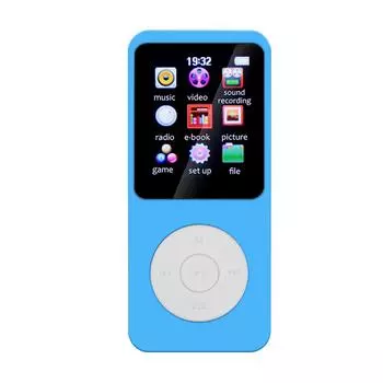 MP3-плеер с экраном 1,8 дюйма, музыкальный плеер Type-C, совместимый с Bluetooth5.0(синий)