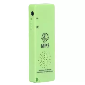 MP3-плеер с качеством звука без потерь, многофункциональный портативный, поддерживает карту памяти 64 ГБ, мини-MP3 для зелёный