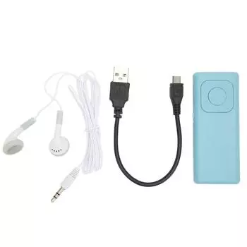 MP3-плеер с поддержкой звука без потерь 64G, портативный небольшой музыкальный плеер для студентов и путешествий синий