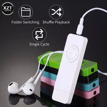 Mp3-плеер USB-встроенная карта U Disk Mp3-плеер Reproductor De Musica Звук без потерь Музыкальный носитель Mp3-плеер Поддержка Micro Tf Card белый