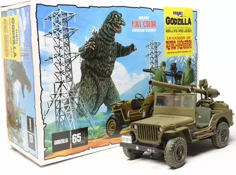 MPC Godzilla Defense Force 105 мм безоткатное орудие MB общая длина 146 мм масштабная пластиковая модель MPC882 приблизительно. 1/25