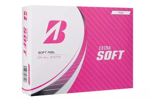 Мяч для гольфа BRIDGESTONE EXTRA SOFT 2023 Модель 12 Мячи Розовый