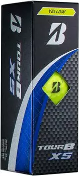 Мяч для гольфа BRIDGESTONE TOUR B XS 2024 Модель Чехол Коробка 3 мяча Желтый S4YXJ