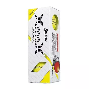 Мяч для гольфа DUNLOP SRIXON XmaX 2024 Модель Чехол Желтый (3 куска)