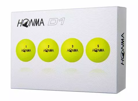 Мяч для гольфа Honma Golf Новый D1 Новый D1 Желтый BT-1801 жёлтый