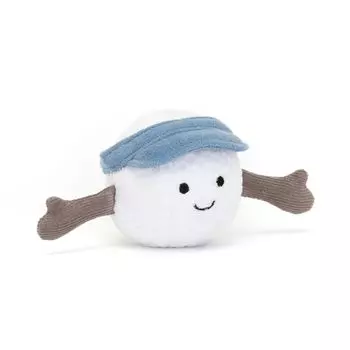 Мяч для гольфа Jellycat Amuse Bull, плюшевая игрушка, дюймовый мяч для гольфа, мягкая игрушка для любителей спорта 2,5