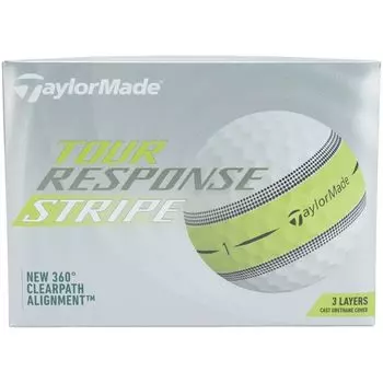 Мяч для гольфа TAYLOR MADE TM22 Tour Response Stripe JPN dz Tour Response Stripe 2022 N0803501 Белый