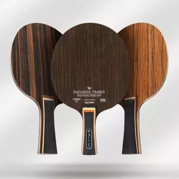 Мяч для пинг-понга Ebony Wood Dalbergia, ракетка для пинг-понга, ракетка для настольного тенниса, ручка, рукопожатие