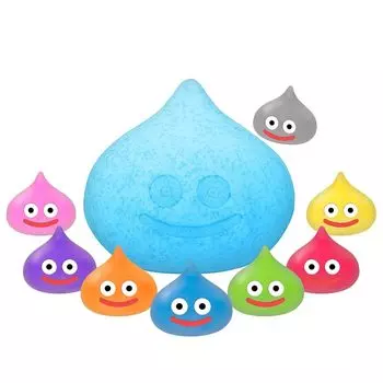 Мяч для ванны Dragon Quest, цветная коробка, всего 8 видов ~Коллекция слизи~ 1КОРОБКА=12 синий