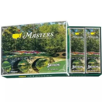 Мячи для гольфа Dunlop SRIXON XV Masters 2025 Модель 1 дюжина Белые Z-STAR (12 шт.) белый