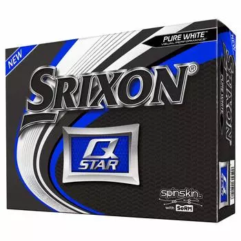 Мячи для гольфа SRIXON 2020, 1 дюжина, импорт из США, иономерное покрытие, 2 шт., белые Q-STAR