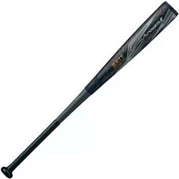 Мягкая бейсбольная бита ZETT Black Cannon A Power II FRP 84 см 700 г средняя красная BCT35474 (углерод) (6400)