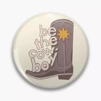 Мягкая булавка на пуговицах Mitski Be The Cowboy # персонализированный декор, мультяшный воротник, подарок, одежда для влюбленных, женская брошь, ювелирный значок, булавка на лацкан