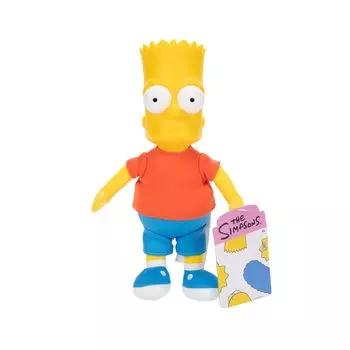 Мягкая игрушка Барт из серии Disney Simpsons с мягким тканевым телом и скульптурной головой. Официально лицензированный продукт.