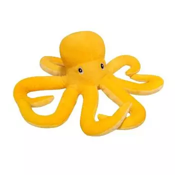Мягкая игрушка осьминог, мягкие игрушки морских животных, куклы осьминоги, мягкие игрушки для детей, подарок девочке 30cm оранжевый