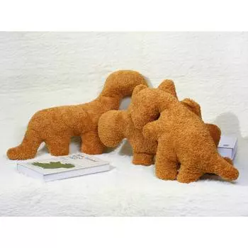 Мягкая игрушка-подушка-самородок коричневый