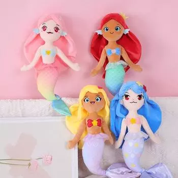 Мягкая игрушка-русалка Русалка плюс серия Ocean Симпатичная кукла-русалка