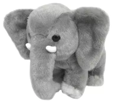 Мягкая игрушка Sanei Boeki Animou Elephant S, общая длина 19 см, 4905330724007