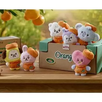 Мягкая кукла BT21 Baby, оранжевая вечеринка, вер. CHIMMY