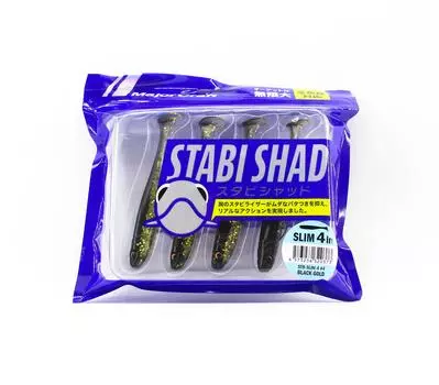 Мягкая пластиковая приманка Major Craft 4 дюйма Stabi Shad STB-SLIM4 004 (0373)