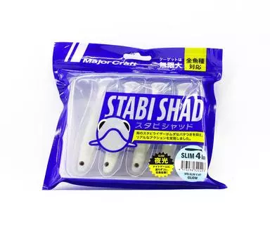 Мягкая пластиковая приманка Major Craft 4 дюйма Stabi Shad STB-SLIM4 007 (0403)