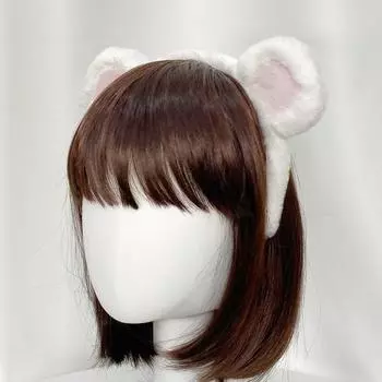 Мягкая повязка на голову Bunny Hip Cute Animal, коллекция, 3-2 медведя, мягкая..., 1 шт.