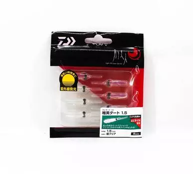 Мягкая приманка Daiwa Chibi Dart 1,5 дюйма, 8 штук в упаковке, прозрачный Kou (6007)