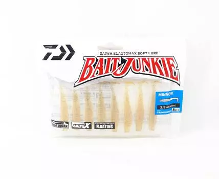 Мягкая приманка Daiwa Junkie Minnow 2,5 дюйма, 8 шт. в упаковке BloodwormUV (2873)